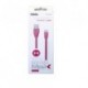 PROSTIMA SCD-6980 1m USB A Micro-USB A Rosa cable USB