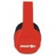 Brigmton Auriculares MP3/Radio SD Bateria Rojos