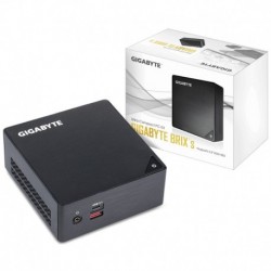 Gigabyte GB-BKi3HA-7100 (rev. 1.0) BGA 1356 2.40GHz i3-7100U 0,6 l tamaño PC Negro