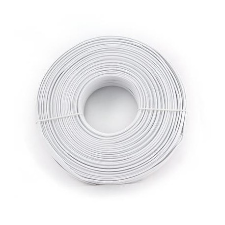 iggual Cable Telef?nico Plano 4 hilos 100Mts Blco