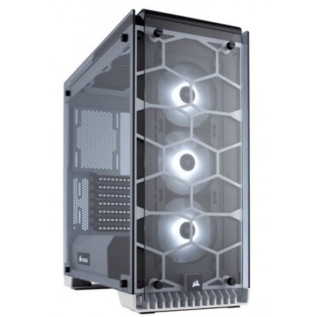 CAJA CORSAIR CRYSTAL 570X RGB ATX MID-TOWER BLANCA