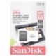 MICRO SD SANDISK ULTRA MICROSDHC128GB + SD ADAPTER