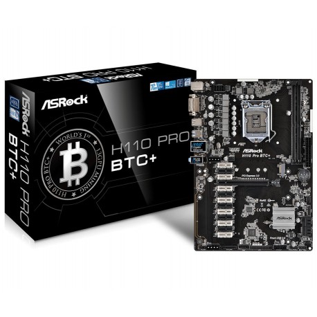 Asrock H110 Pro BTC+ Intel H110 LGA 1151 (Socket H4) ATX placa base
