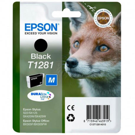 TINTA EPSON C13T12814010 NEGRA S22/SX420/SX425/BX3