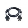 Cable VGA M/M Mcoax1,8mBK Ferr