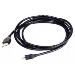 Cable USB2/Micro USB 1,8m GoldHQ BK