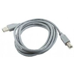 Cable USB2 A/B Imp.1,8m Gris