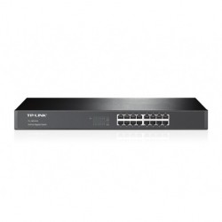 SWITCH 16P 10/100/1000M RJ45RACK MOUNT. GIGA UNMAN