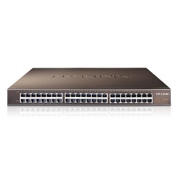 SWITCH 48P GIGA, 1U 19"RACK MOUNT. UNMANAGED