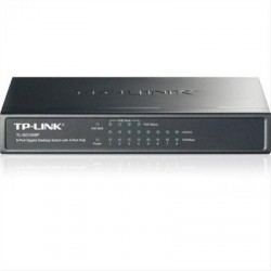 SWITCH 8 PUERTOS 10/100/1000 TP-LINK 4-P PoE
