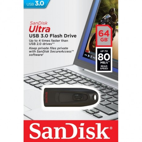 PENDRIVE 64GB SANDISK ULTRA USB 3.0